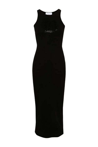 Blumarine Blumarine Long Ribbed Dress Clothing