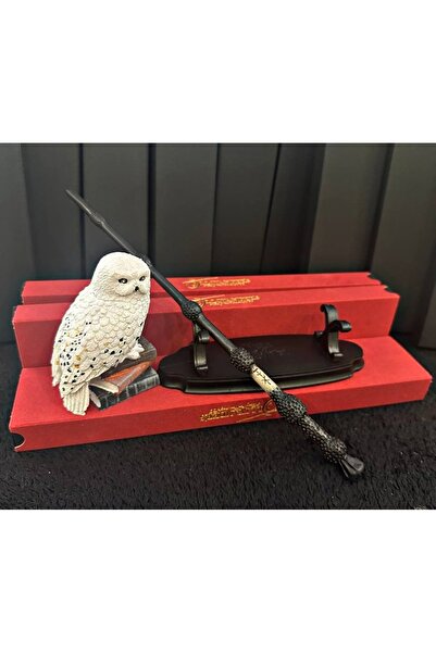 Lemonade Concept Harry Potter Baykuşu Hedwig Figürü ve Stantlı Dumbledore Asası