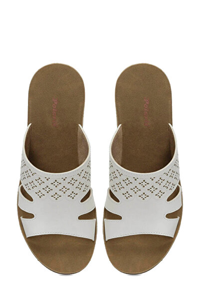 Polaris 5M 325074.Z 5Fx Beyaz Kadın Terlik A101985503