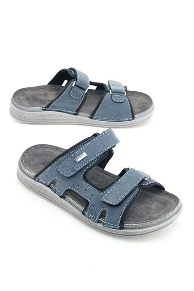 GEZER Feichtıngen Men's Summer Insole Genuine Leather Double Velcro Adjustable Comfortable Sole Daily Sweat