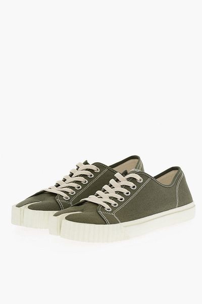 Maison Margiela Mm22 Canvas Tabi Low Top Sneakers