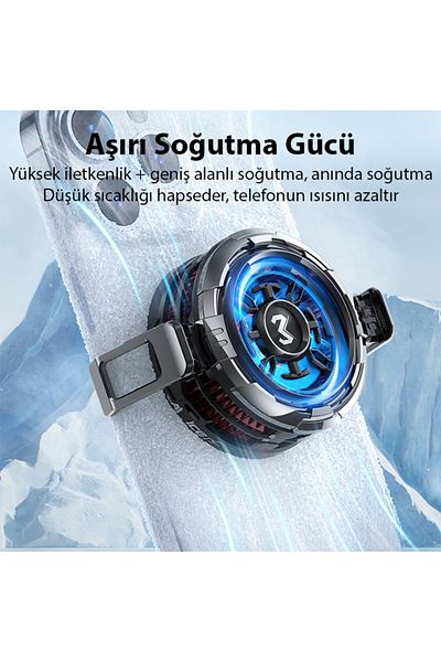 Memo Cx08 Ios Android Cooler 15W Magnet+Back Clip 2 in 1 Semiconductor Cooling Fan Radiator Si
