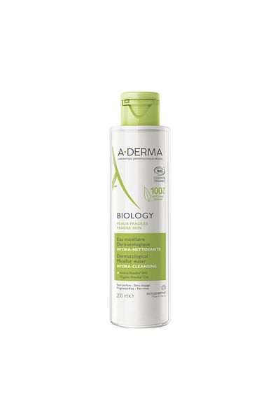 A-DERMA Lapte demachiant hidratant Biology, 400 ml
