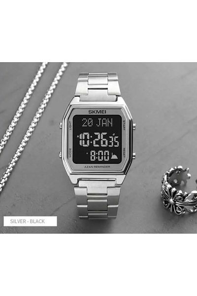 Skmei 1763 Azanlı Kıblegahlı Men's Wrist Watch