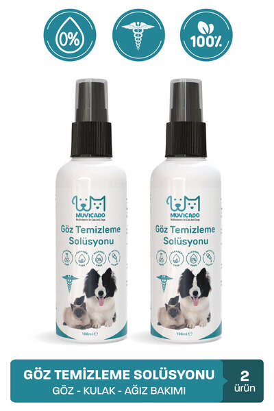 muvicado Kedi Köpek Göz Temizleme Gözyaşı Lekesi Temizleme Göz Çevresi Ağız K...