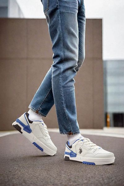 U.S. Polo Assn. Ανδρικά αθλητικά παπούτσια Declan 5fx White