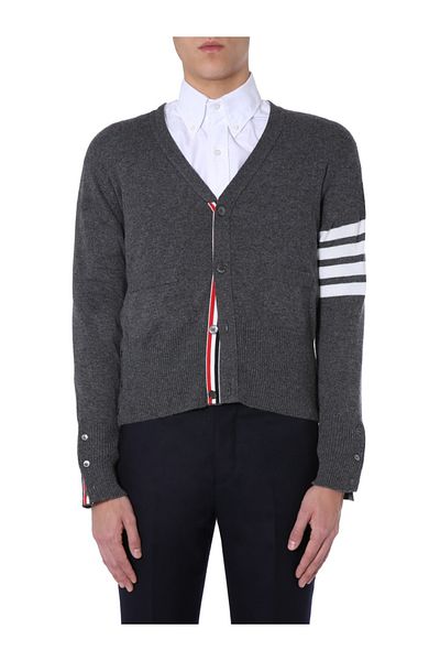 THOM BROWNE V-Neck Cardigan