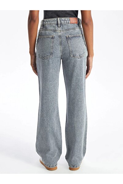 LC Waikiki Pantaloni de jeans pentru femei XSIDE Blue Straight Fit