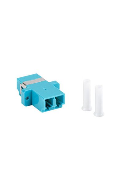 Lanberg Fiber Optic Network Adapter With Lc/upc Connectors, 43375, Mm Duplex Om3, Turquoise