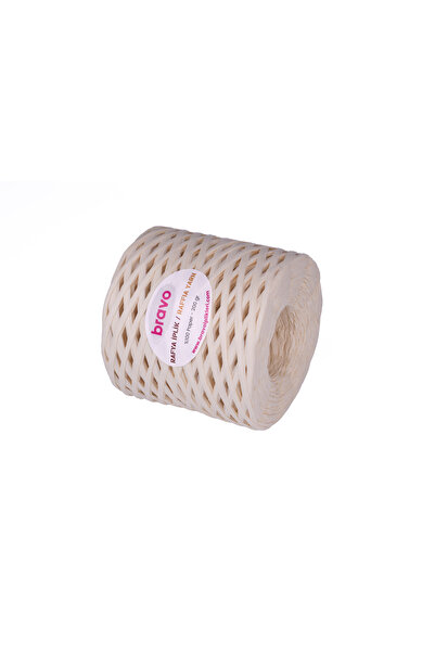 Bravo Raffia Yarn 200 Gr (Color Code: G-15) Light Cream