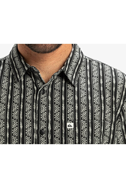 Quiksilver Cămașă din bumbac organic cu mânecă scurtă Street Way SS pentru bărbați – Colorat EQYWT04608