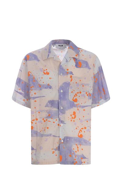 MSGM Msgm Shirt "Dripping Camo"