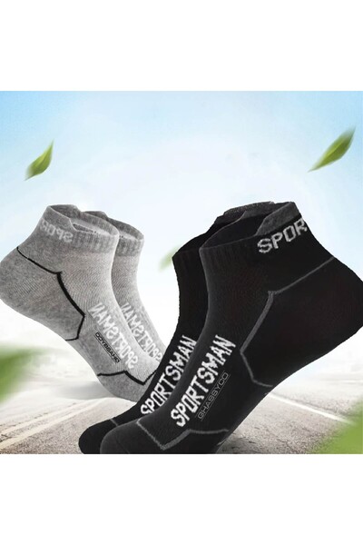 GHASSY CO. Men's Breathable Sweat Absorbent Running Football Short Sports Socks for Fitness Training