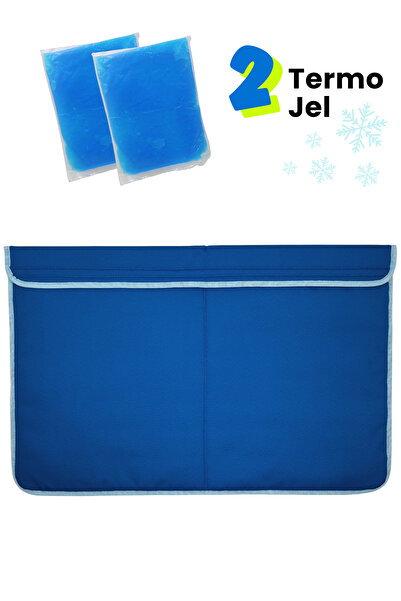 Miyav Kedi Isıtıcı & Serinletici Minder 60x40 Cm | 2 Termo Jel Dahil Mavi Ren...