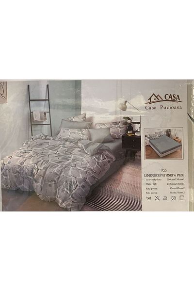 CASA Pucioasa double bed linen set 6 pieces