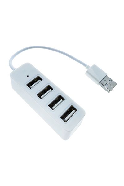 OEM Hub with 4 USB 2.0 ports and 10 cm long cable with USB type A male connector, with LED indicator