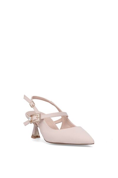 Ayakkabı Fuarı Elit Pm559 K0500N Women's Classic Heeled Shoes Tan
