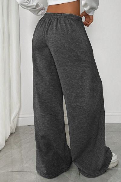 BSBSPOR Summer Ultra Loose Women / Men Baggy Style Sweatpants Adjustable Long Black / Gray / Anthracite