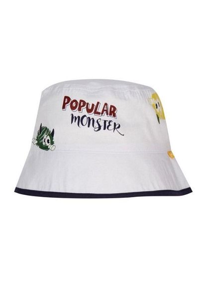 Zekids Baby Boy Fedora Monster Written Hat for Ages 1-3