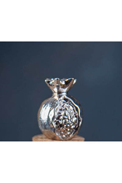 MIARIK DESIGN & DEKORASYON Nar Dekoratif Hayvan, Yaprak Figürlü Metal Obje Ak...