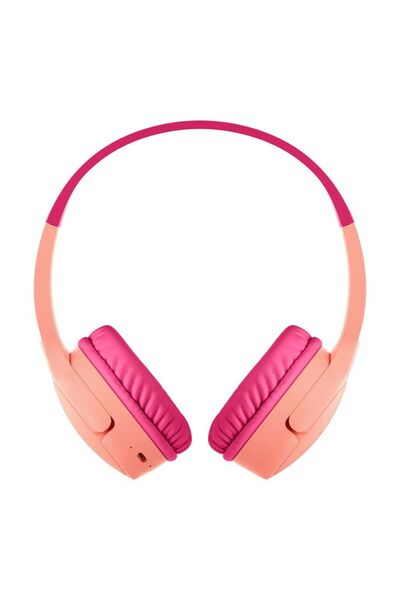 Belkin AUD002 SoundForm Mini Kablosuz Kafaüstü Çocuk Kulaklık-Pembe