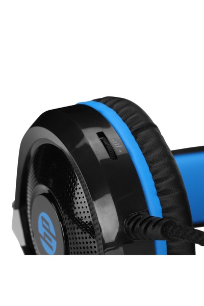 HP Stereo Headset with LED Light, Black DHE-8010