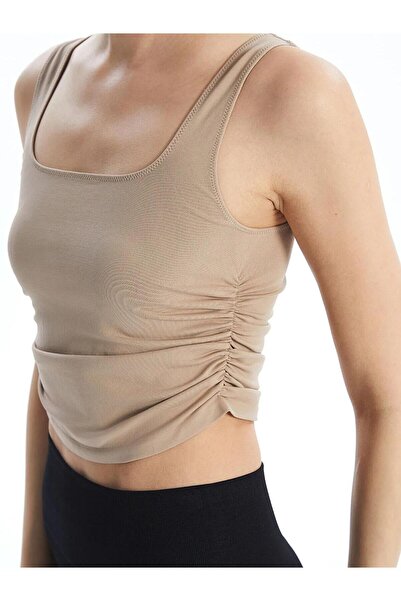 LC Waikiki Lcw Dream Kare Yaka Crop Kadın Atlet (S5)