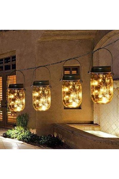 Dexia Decorative Solar Jar Lamp, 600Mah