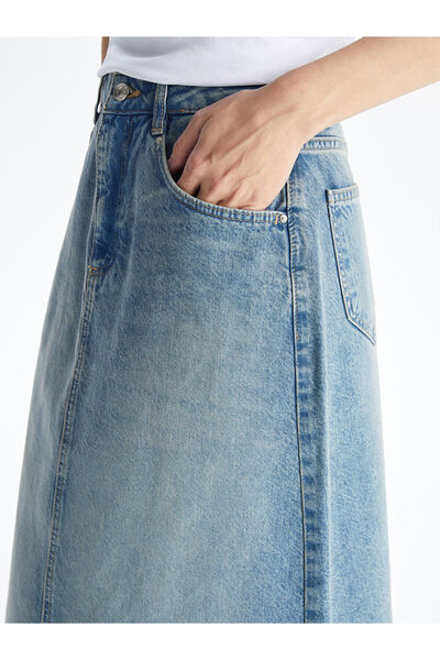 LC Waikiki New Season Standard Fit Jean Skirt - S5Ls25Z8