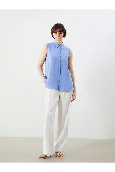 LC Waikiki Cămașă pentru femei LCWAIKIKI Classic Regular Fit Texturată (S5)