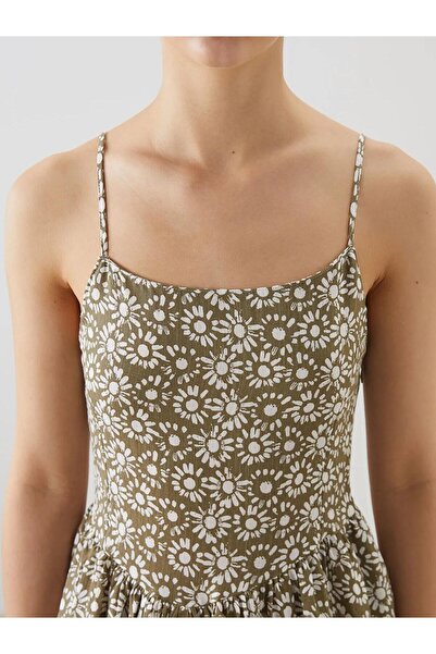 LC Waikiki XSIDE Μίνι φόρεμα με λουλουδάτο λουλουδάτο λαιμόκοψη (S5)