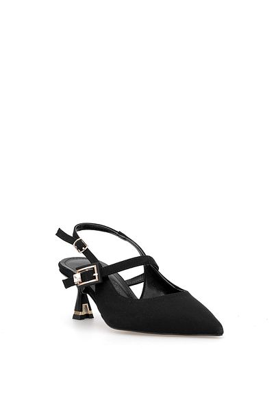 Ayakkabı Fuarı Elit Pm559 K0500N Women's Classic Heeled Shoes Black
