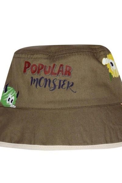 Zekids Baby Boy Fedora Monster Written Hat for Ages 1-3