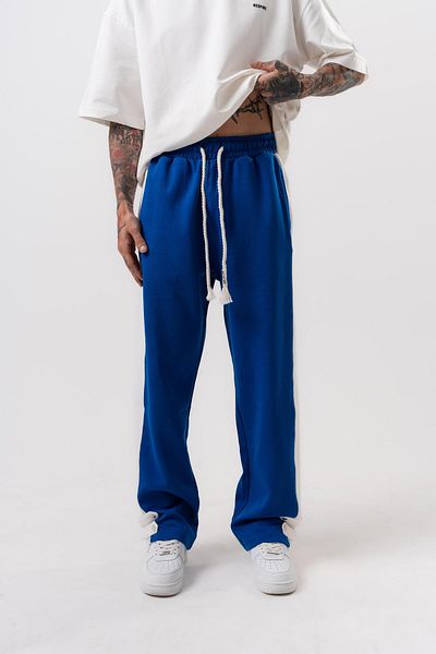 Respire Men's Leg Detailed Interlock Baggy Sweatpants Saks