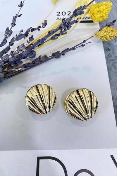 İthal 1522 Imported Oyster Earring