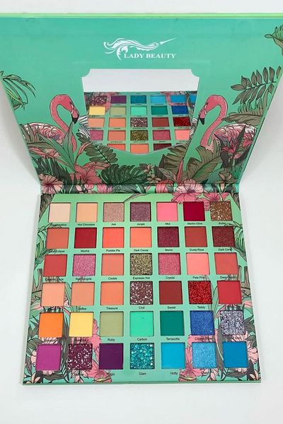 ESSFASIHON Flamingo 42-Piece Eyeshadow
