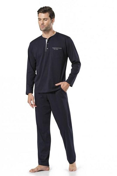 Pierre Cardin 5-Piece Robdöşambırlı Long & Short Sleeve Shorts Long Pajama Set Special Boxed Groom Dowry Set