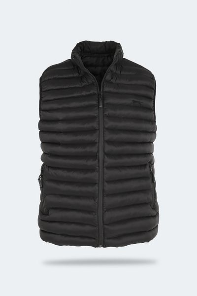 Slazenger Hera Large Size Men's Vest Black