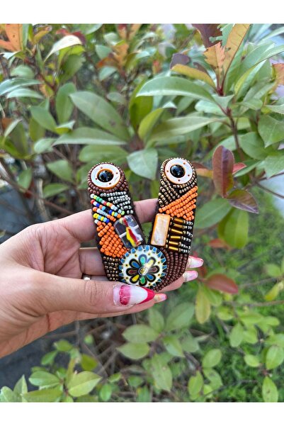 Gönülden Tasarım АКСЕСОАР ЗА ШИЕНЕ С V-ОБРАЗНО ДЕКЛЕ С МЪНИСТА 8X6 СМ