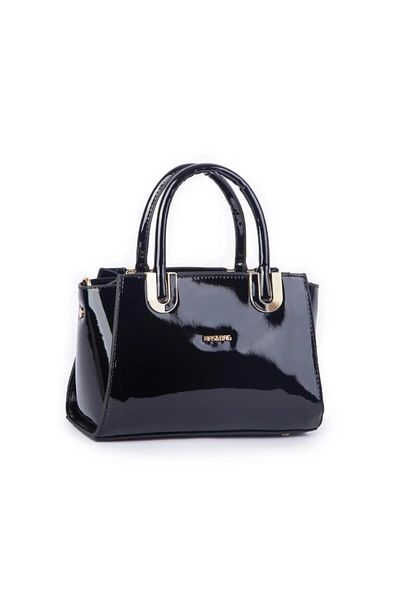 Nas Bag Vera Bag Nas Bag Women's Stylish Three Compartment Hand and Crossbody Bag Black