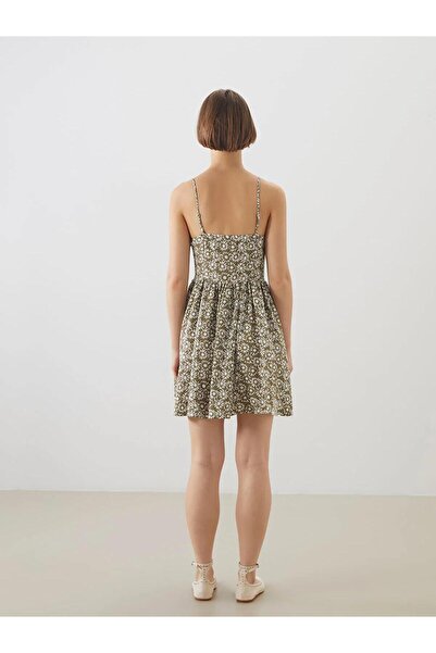 LC Waikiki XSIDE Μίνι φόρεμα με λουλουδάτο λουλουδάτο λαιμόκοψη (S5)