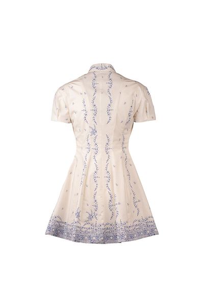 Philosophy Philosophy Di Lorenzo Serafini Lace Effect Patterned Cotro Dress