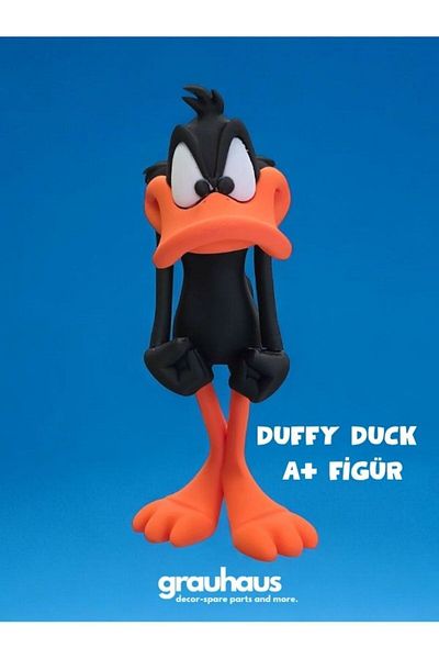 GRAUHAUS Daffy Duck Collectible Figure 23 cm A+ Quality Cartoon Figure the Rebellious and Funny Star!