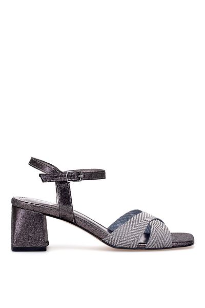 Ayakkabı Fuarı Elit Pm08 K1002 Women's Classic Heeled Shoes Platinum