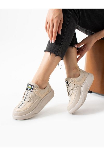 ALEMDAR AYAKKABI Ci̇rona Cream Women's Sneakers