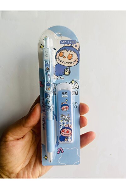 synshop قلم ضغط ميكانيكي متعدد الاستخدامات من Labubu 07 طرف Y2k Kpop أدوات مك...