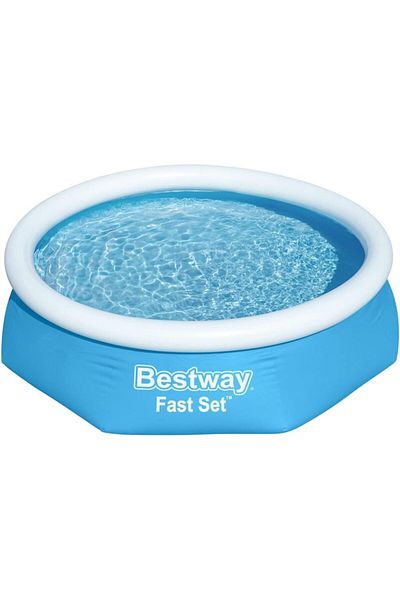 BESTWAY Piscina gonflabila, Bestway, 244 x 61 cm, 1880 l, material DuraPlus™, rotunda, albastra