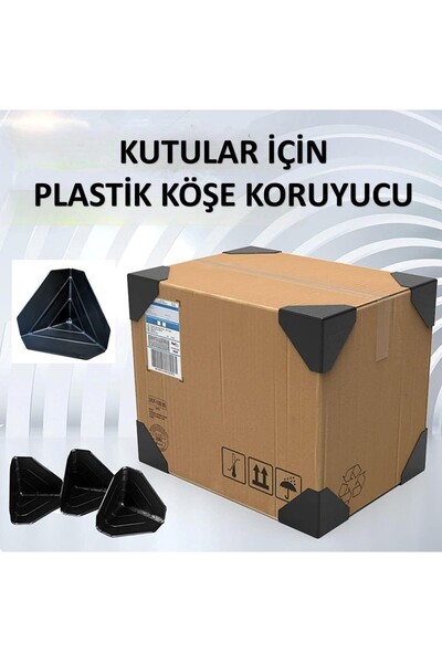 Vibratoy Karton Kutu Köşe Koruyucu Plastik Köşebent 7cm