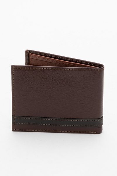Grande Gd 708 Real Leather Men's Wallet Brown/Tan