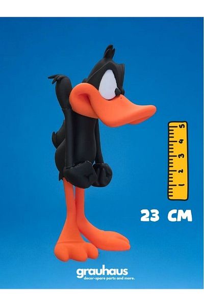 GRAUHAUS Daffy Duck Collectible Figure 23 cm A+ Quality Cartoon Figure the Rebellious and Funny Star!